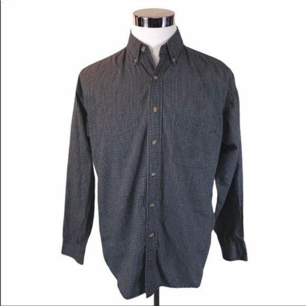 RUE21 Small Blue Plaid Button-Down Shirt